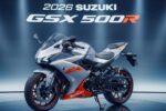 Suzuki GSX 500R 2026: moto deportiva, potencia equilibrada y diseño aerodinámico